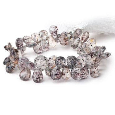 7x6-11x10mm Lepidocrocite Faceted Pear Beads 7.5 inch 54 pieces (ONLINE ORDER ONLY)