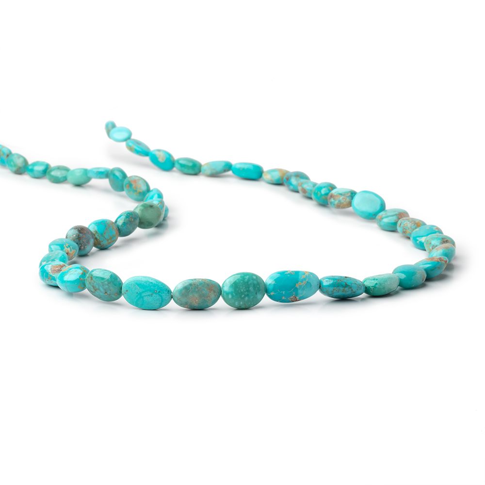 Sleeping Beauty Turquoise Plain Nugget Beads 18 inch 48 pieces (ONLINE ORDER ONLY)