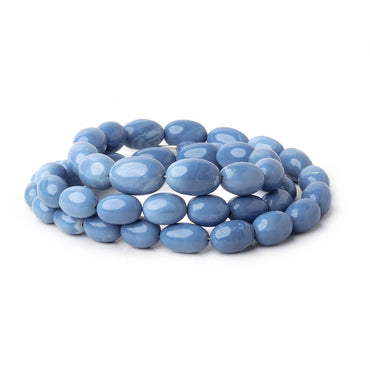 7x6-14x9mm Owyhee Blue Opal Plain Olive Beads 20 inch 45 pieces AA (ONLINE ORDER ONLY)