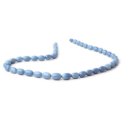 7x6-14x9mm Owyhee Blue Opal Plain Olive Beads 20 inch 45 pieces AA (ONLINE ORDER ONLY)