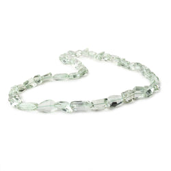 7x6-15x8mm Prasiolite Faceted Nugget Beads 16 inch 42 pieces (ONLINE ORDER ONLY)