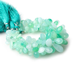 7x6-16x10mm Chrysoprase Plain Pear Beads 7.5 inch 54 pieces AAA (ONLINE ORDER ONLY)