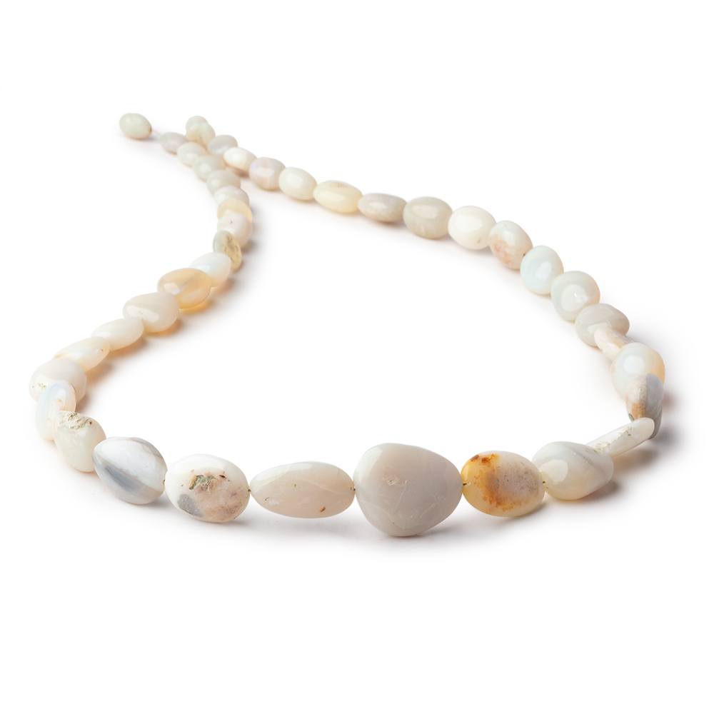 7x6-19x15mm Australian Opal Plain Nugget Beads 18 inch 41 pieces AA (ONLINE ORDER ONLY)