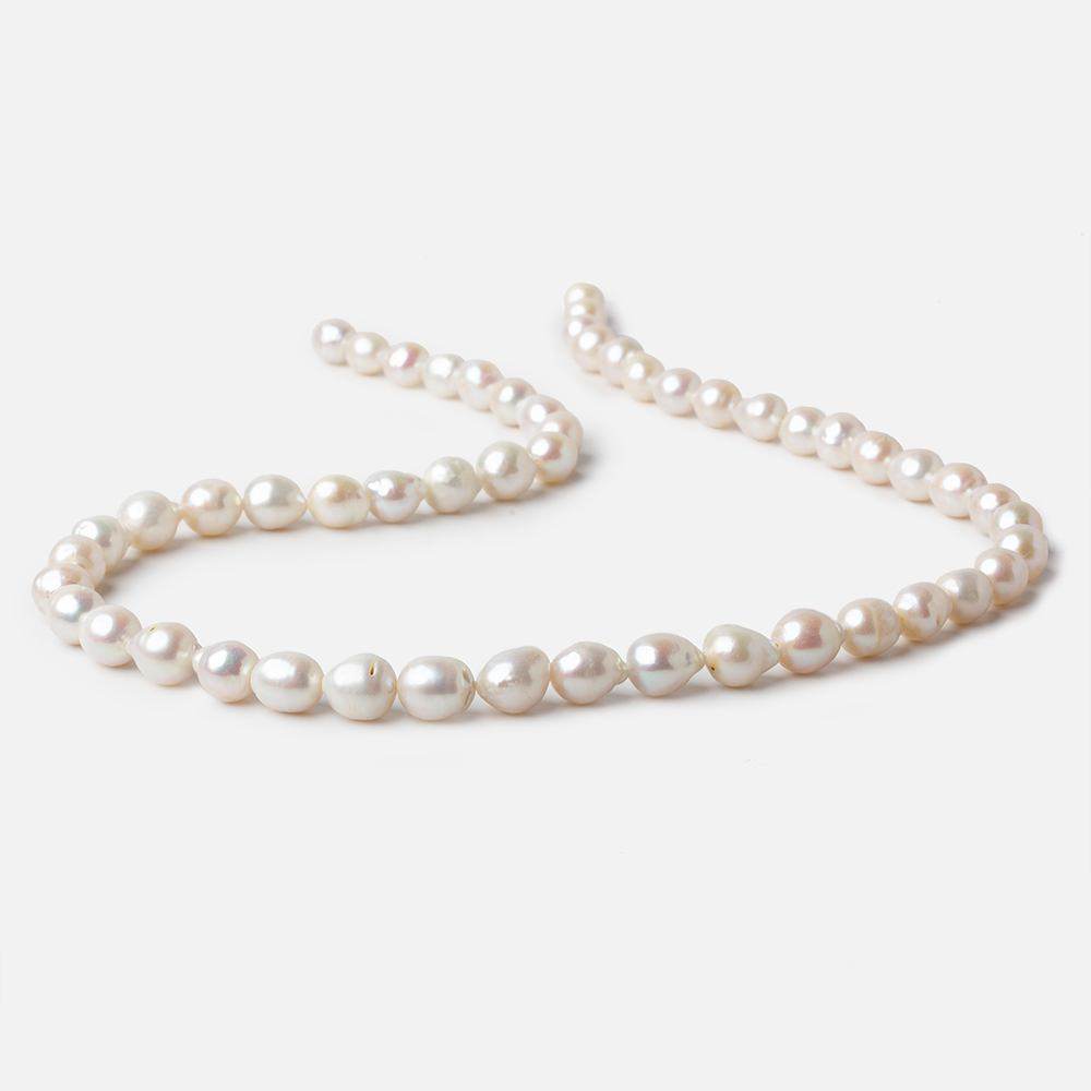 7x6.5-9x7mm Off White Petite Ultra Baroque Freshwater Pearls 15.5 inch 52 pieces (ONLINE ORDER ONLY)