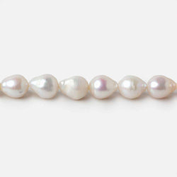 7x6.5-9x7mm Off White Petite Ultra Baroque Freshwater Pearls 15.5 inch 52 pieces (ONLINE ORDER ONLY)