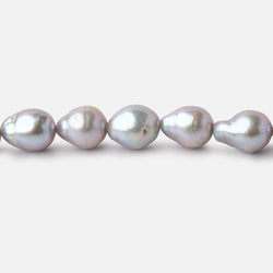 7x6.5-9x7mm Silver Petite Ultra Baroque Freshwater Pearls 15 inch 48 Beads (ONLINE ORDER ONLY)
