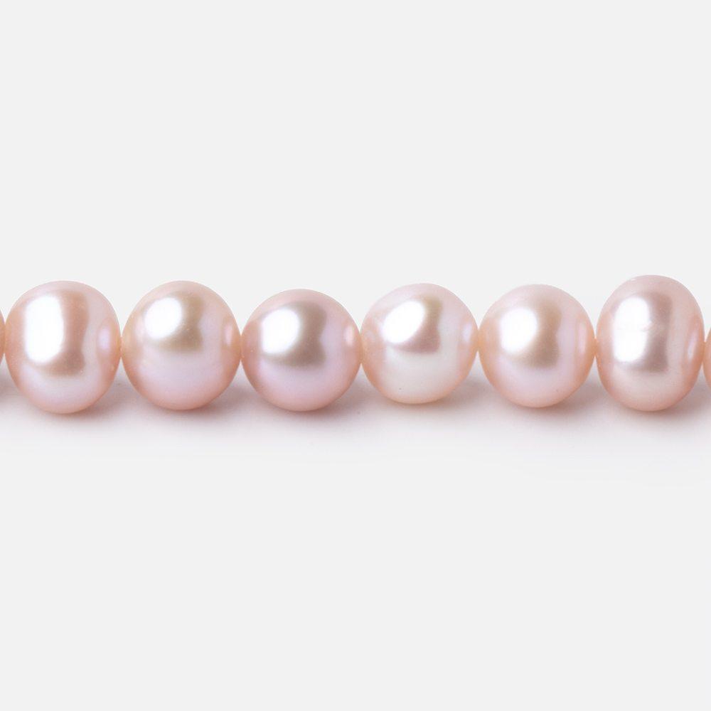 7x6mm Ice Pink Off Round Freshwater Pearl Beads 15.5 inch 70 pieces (ONLINE ORDER ONLY)