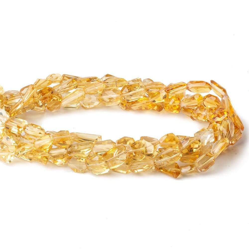 7x7-11x7mm Citrine Faceted Nugget Beads 16 inch 44 pieces A (ONLINE ORDER ONLY)