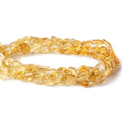 7x7-11x7mm Citrine Faceted Nugget Beads 16 inch 44 pieces A (ONLINE ORDER ONLY)