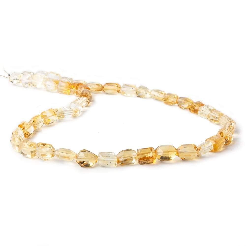 7x7-11x7mm Citrine Faceted Nugget Beads 16 inch 44 pieces A (ONLINE ORDER ONLY)