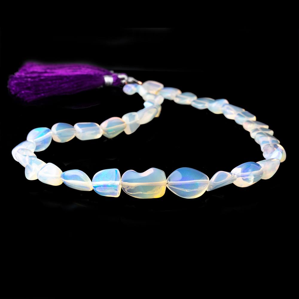 7x7-16x12mm Ethiopian Opal Plain Nugget Beads 16 inch 34 pieces (ONLINE ORDER ONLY)
