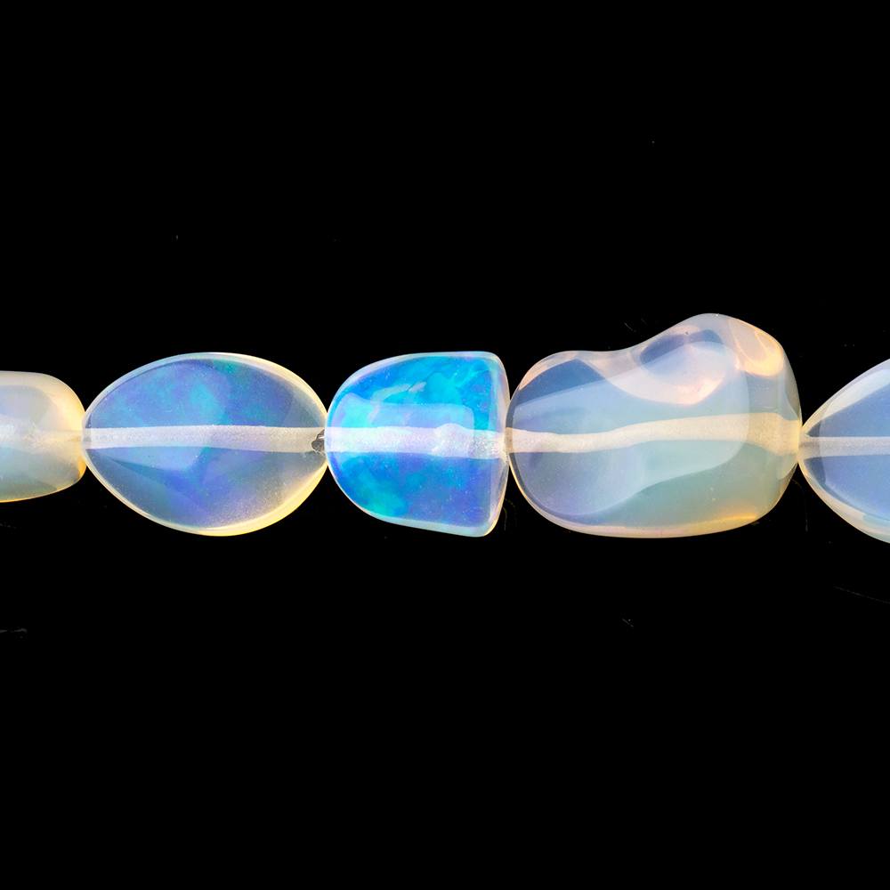 7x7-16x12mm Ethiopian Opal Plain Nugget Beads 16 inch 34 pieces (ONLINE ORDER ONLY)
