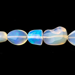 7x7-16x12mm Ethiopian Opal Plain Nugget Beads 16 inch 34 pieces (ONLINE ORDER ONLY)
