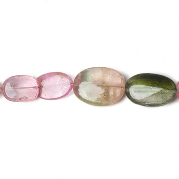 7x7-18.5x11.5mm Multi Color Tourmaline Plain Nugget Beads 18 inch 36 pieces (ONLINE ORDER ONLY)