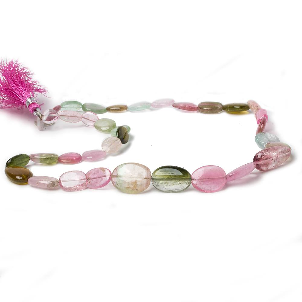 7x7-18.5x11.5mm Multi Color Tourmaline Plain Nugget Beads 18 inch 36 pieces (ONLINE ORDER ONLY)