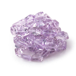 7x8-15x12mm Pink Amethyst Faceted Nugget Beads 17 inch 35 pieces (ONLINE ORDER ONLY)