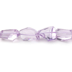 7x8-15x12mm Pink Amethyst Faceted Nugget Beads 17 inch 35 pieces (ONLINE ORDER ONLY)