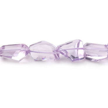 7x8-15x12mm Pink Amethyst Faceted Nugget Beads 17 inch 35 pieces (ONLINE ORDER ONLY)