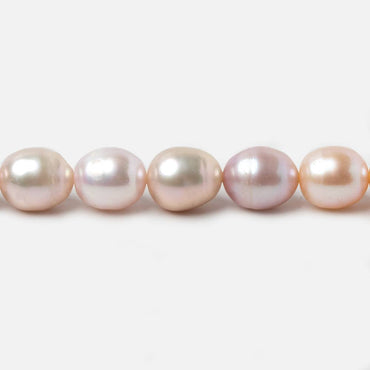 7x8-8x9mm Tri Color Oval Straight Drilled Freshwater Pearls 16 inch 43 pieces (ONLINE ORDER ONLY)