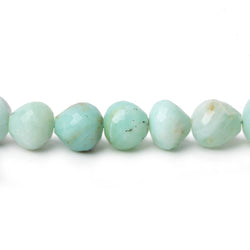 7x9-8x9mm Blue Peruvian Opal Faceted Candy Kiss beads 8 inch 24 beads (ONLINE ORDER ONLY)
