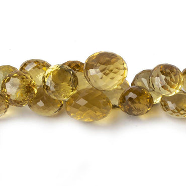 11-12mm Honey Quartz Faceted Candy Kiss Beads 8 inch 42 pieces (ONLINE ORDER ONLY)
