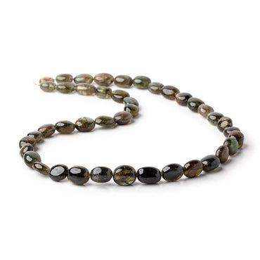 8-10.5mm Green Tourmaline Plain Nugget Beads 16 inch 41 pieces (ONLINE ORDER ONLY)