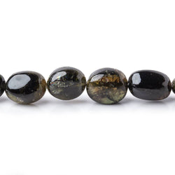 8-10.5mm Green Tourmaline Plain Nugget Beads 16 inch 41 pieces (ONLINE ORDER ONLY)