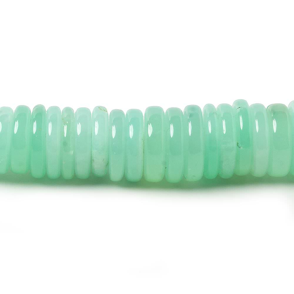 8-10.8mm Chrysoprase plain rondelle beads 18 inch 197 pieces (ONLINE ORDER ONLY)
