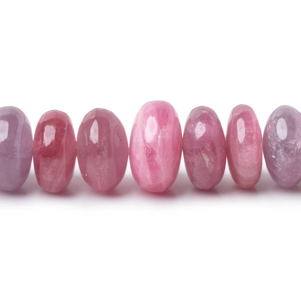 8-10mm Afghani Tourmaline Plain Rondelle 16 inch 87 Beads A (ONLINE ORDER ONLY)