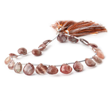 8mm Andesine Faceted Heart Beads 8 inch 23 pieces (ONLINE ORDER ONLY)