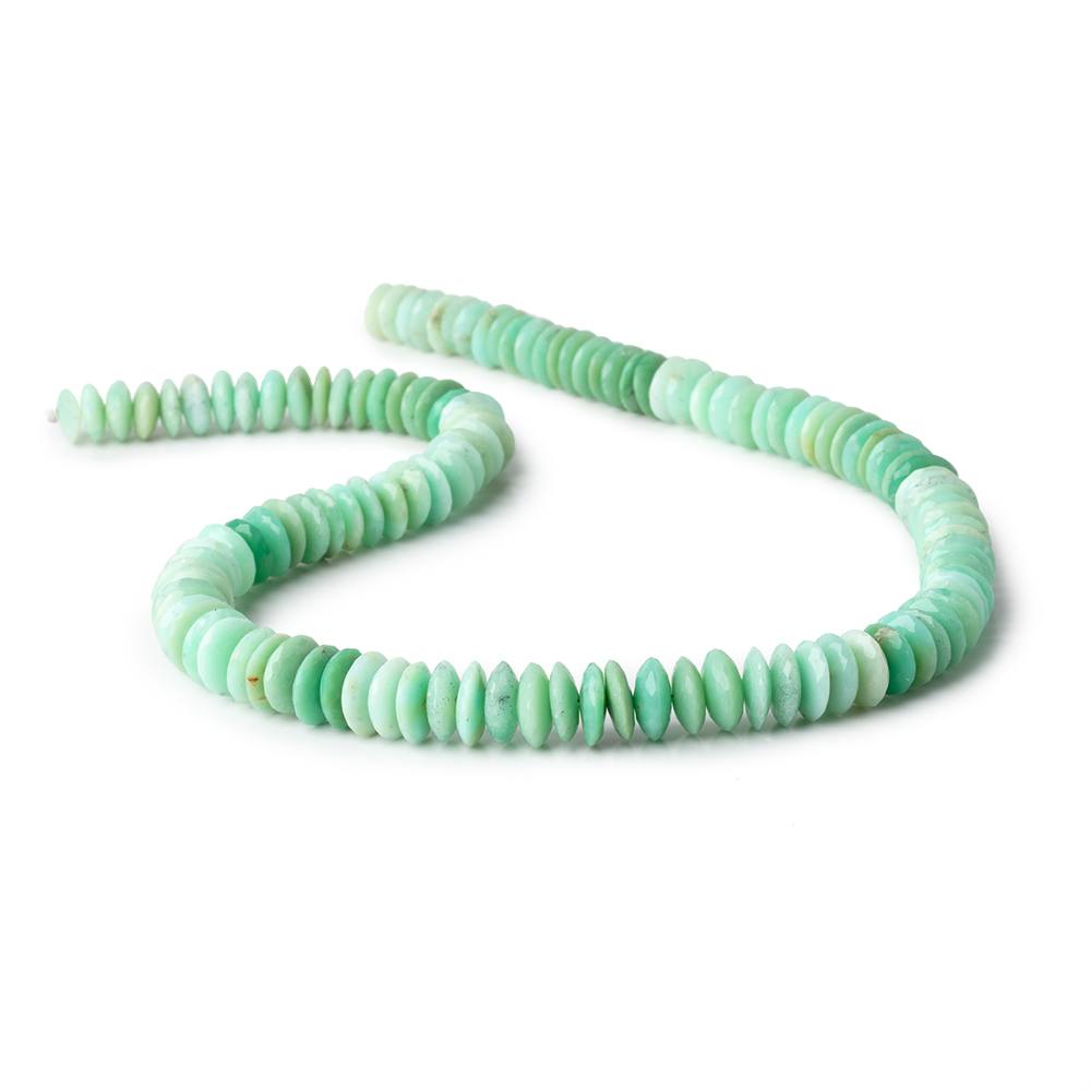 8-10mm Chrysoprase German Faceted Rondelle Beads 16 inch 124 pieces (ONLINE ORDER ONLY)
