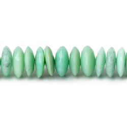 8-10mm Chrysoprase German Faceted Rondelle Beads 16 inch 124 pieces (ONLINE ORDER ONLY)