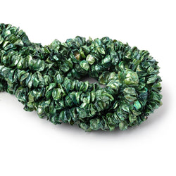8-10mm Forest Green Center Drill Keshi Freshwater Pearl 14.5 inch 172 Beads (ONLINE ORDER ONLY)