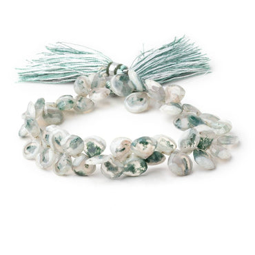 8-10mm Peacock Solar Quartz Faceted Heart Beads 7.5 inch 50 pieces (ONLINE ORDER ONLY)