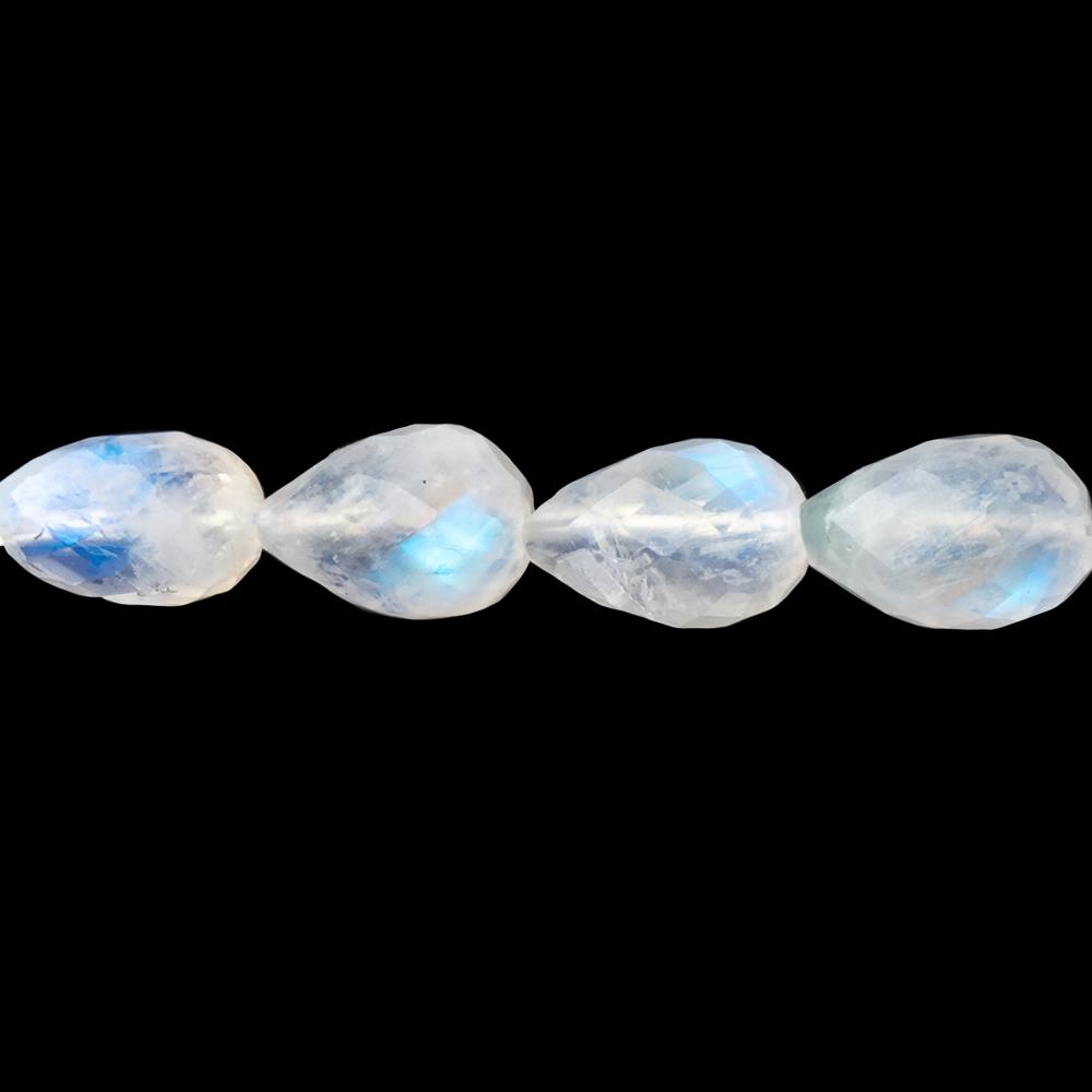 8-10mm Rainbow Moonstone Straight Drill Tear Drop 7.25 inch 19 Beads (ONLINE ORDER ONLY)