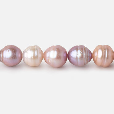 8-10mm Tri Color Ringed Baroque Freshwater Pearls 15.5 inch 40 Beads (ONLINE ORDER ONLY)