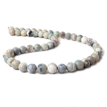 8-11mm Australian Opal faceted round beads 18 inch 52 pieces (ONLINE ORDER ONLY)