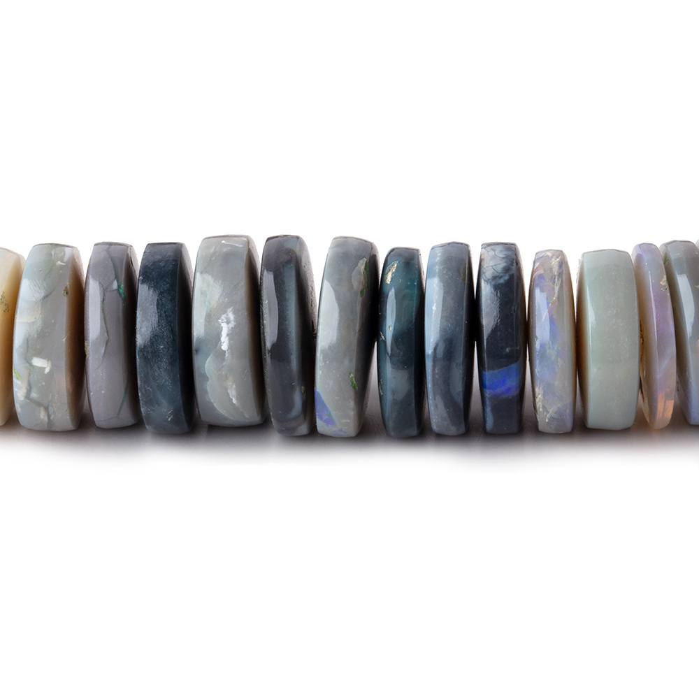 8-11mm Australian Opal Plain Heshi Beads 16 inch 145 pieces AA (ONLINE ORDER ONLY)