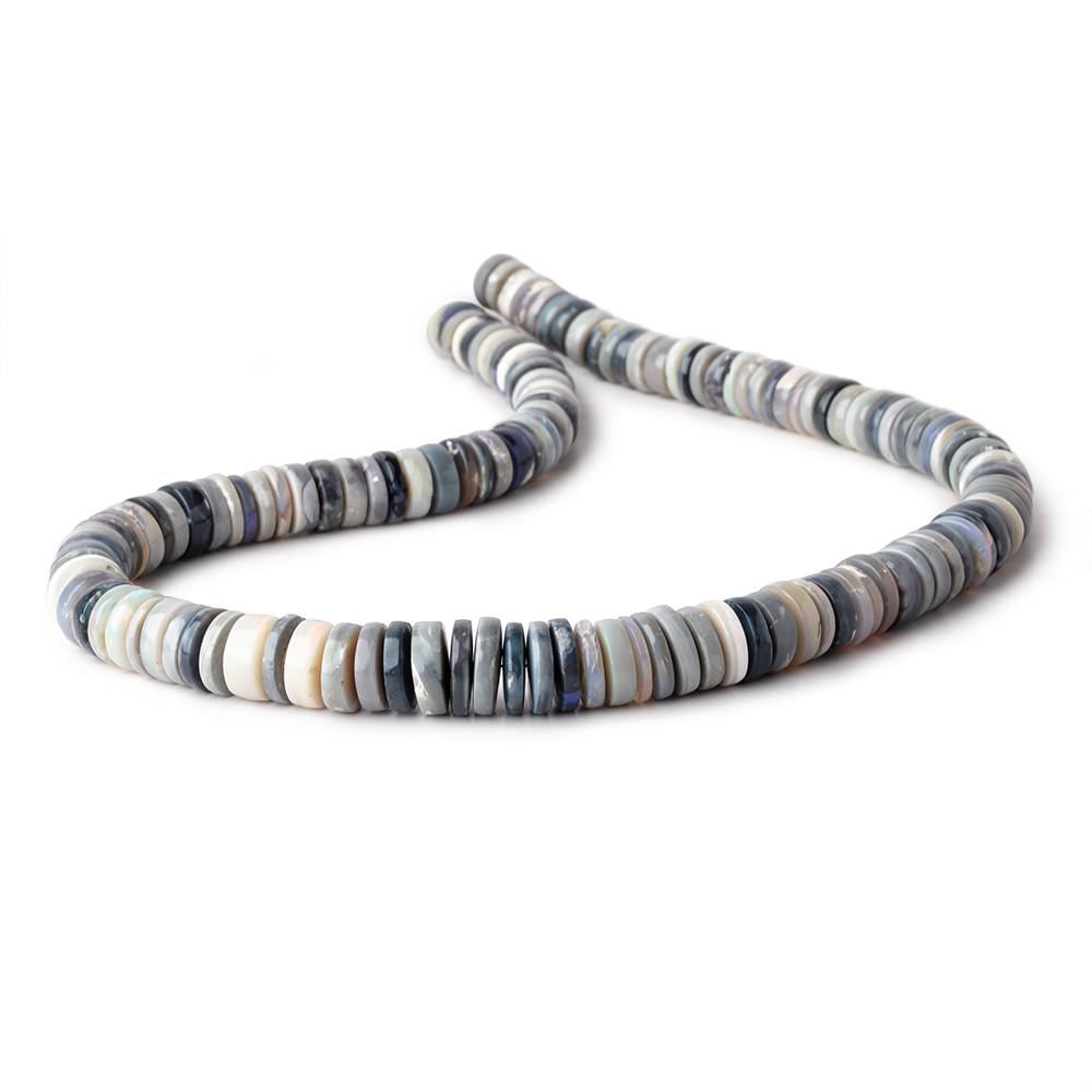 8-11mm Australian Opal Plain Heshi Beads 16 inch 145 pieces AA (ONLINE ORDER ONLY)