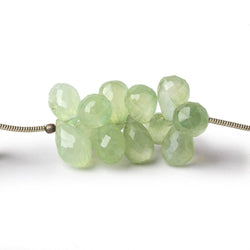 8-11mm Prehnite Beads Tear Drop Briolette 8 inch 48 pieces (ONLINE ORDER ONLY)
