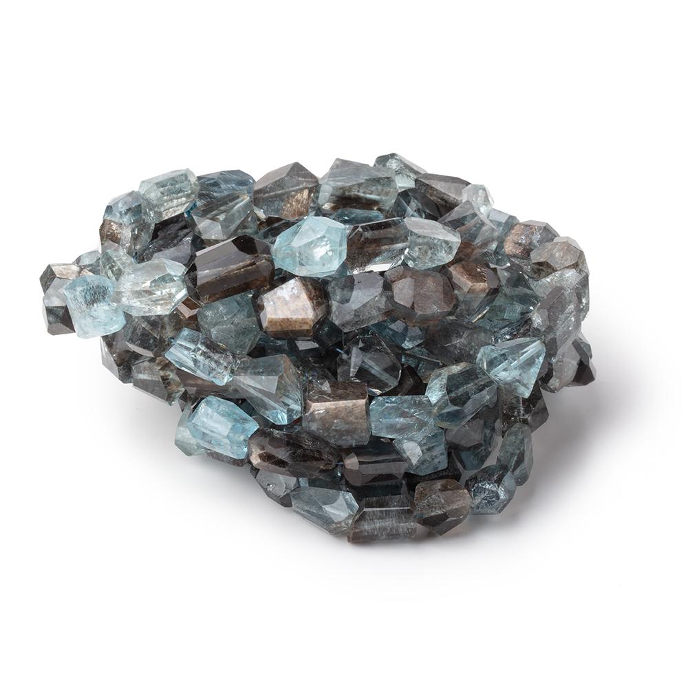 8-12mm Copper Moss Aquamarine Faceted Nugget 16 inch 42 Beads AAA (ONLINE ORDER ONLY)