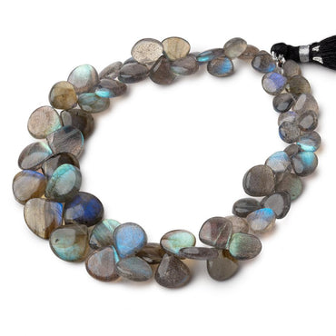 8-12mm Labradorite Plain Heart Beads 9 inch 56 pieces (ONLINE ORDER ONLY)
