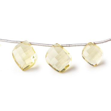8-12mm Lemon Quartz Faceted Fancy Shape Beads 6.5 inch 12 pieces (ONLINE ORDER ONLY)