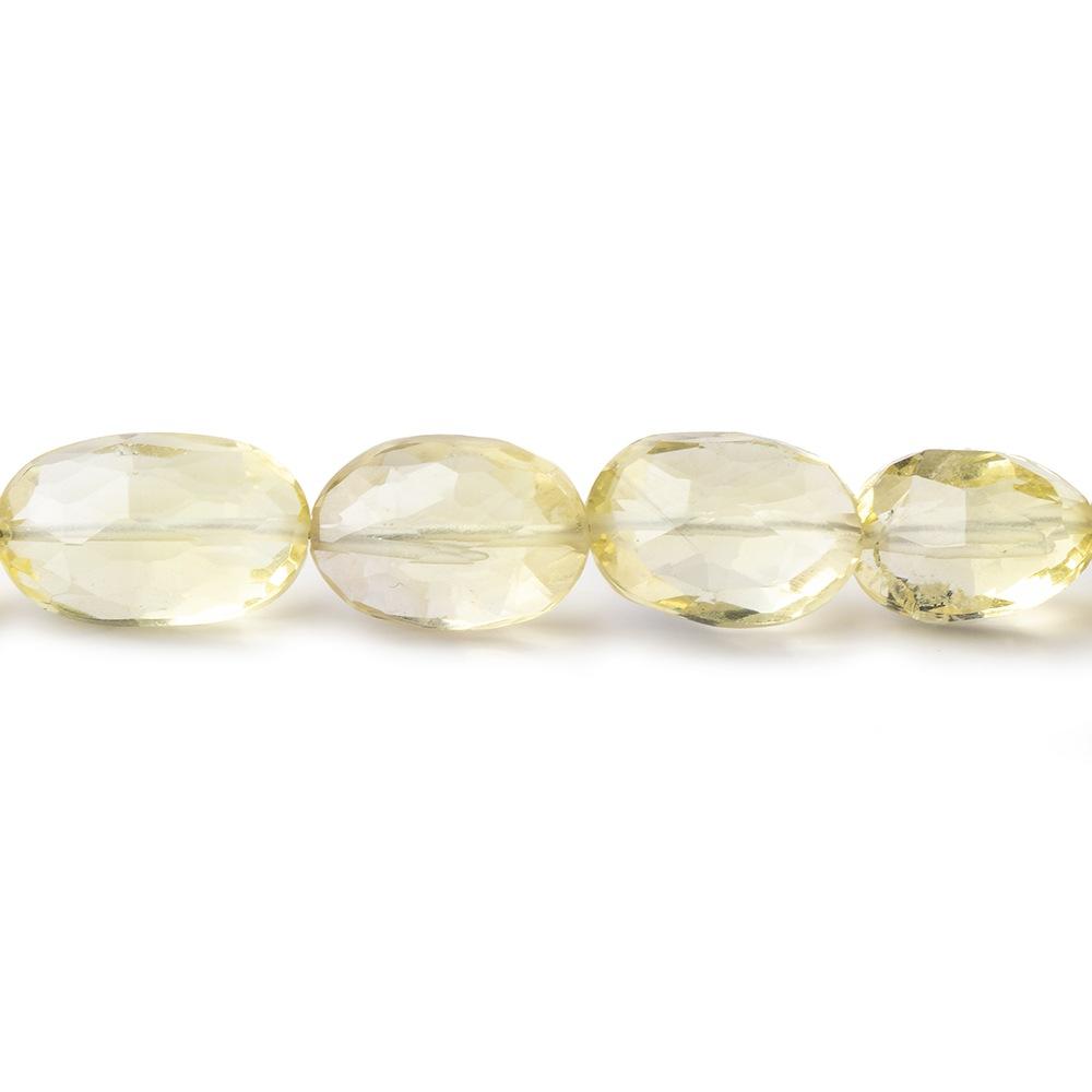 8-12mm Lemon Quartz Faceted Oval Beads 9 inch 23 pieces (ONLINE ORDER ONLY)