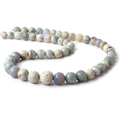 8-13mm Australian Opal Beads Faceted Rounds 18 inch 52 pieces (ONLINE ORDER ONLY)