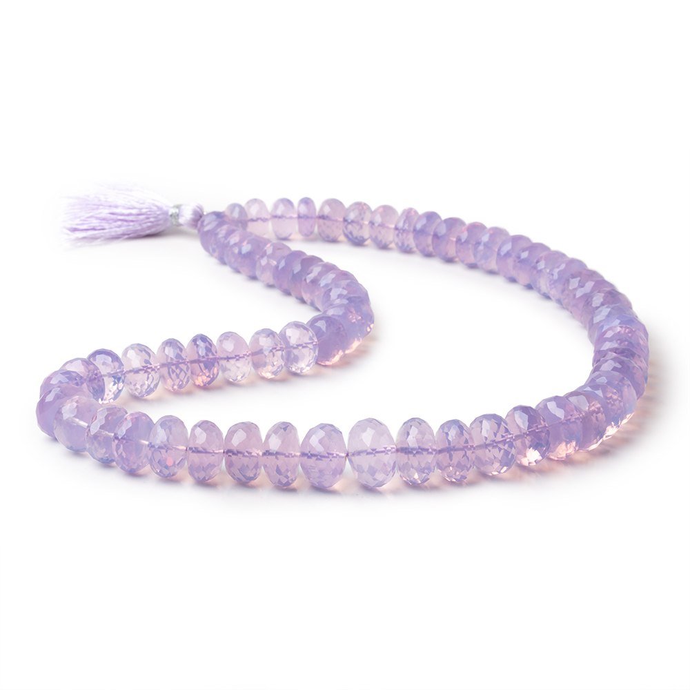 8-13mm Lavender Quartz Faceted Rondelle Beads 17 inch 65 pieces AAA (ONLINE ORDER ONLY)