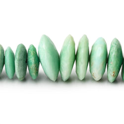 8-15mm Chrysoprase German Faceted Rondelle Beads 16 inch 114 pieces (ONLINE ORDER ONLY)