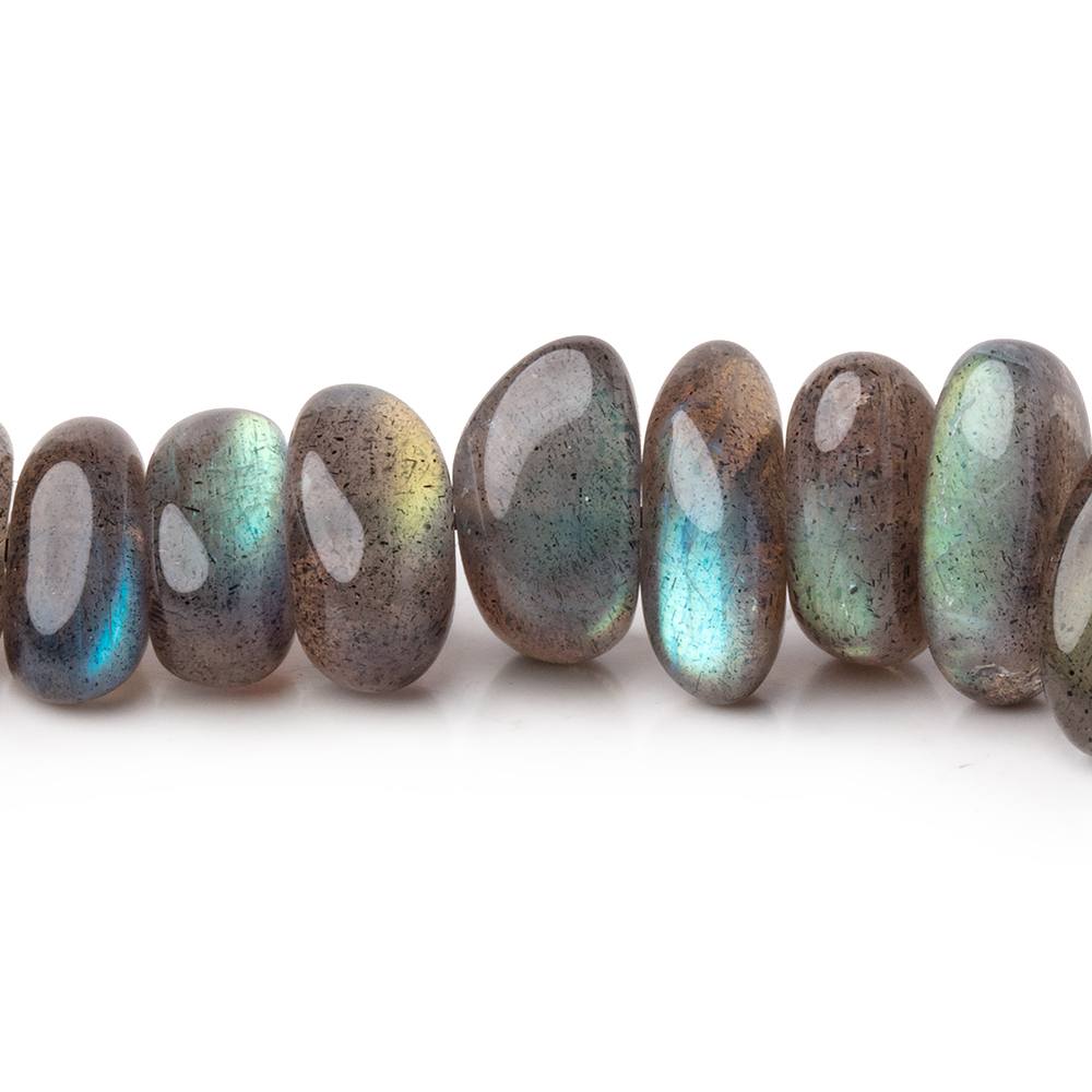 8-16mm Labradorite Plain Nugget Beads 16 inch 70 beads (ONLINE ORDER ONLY)