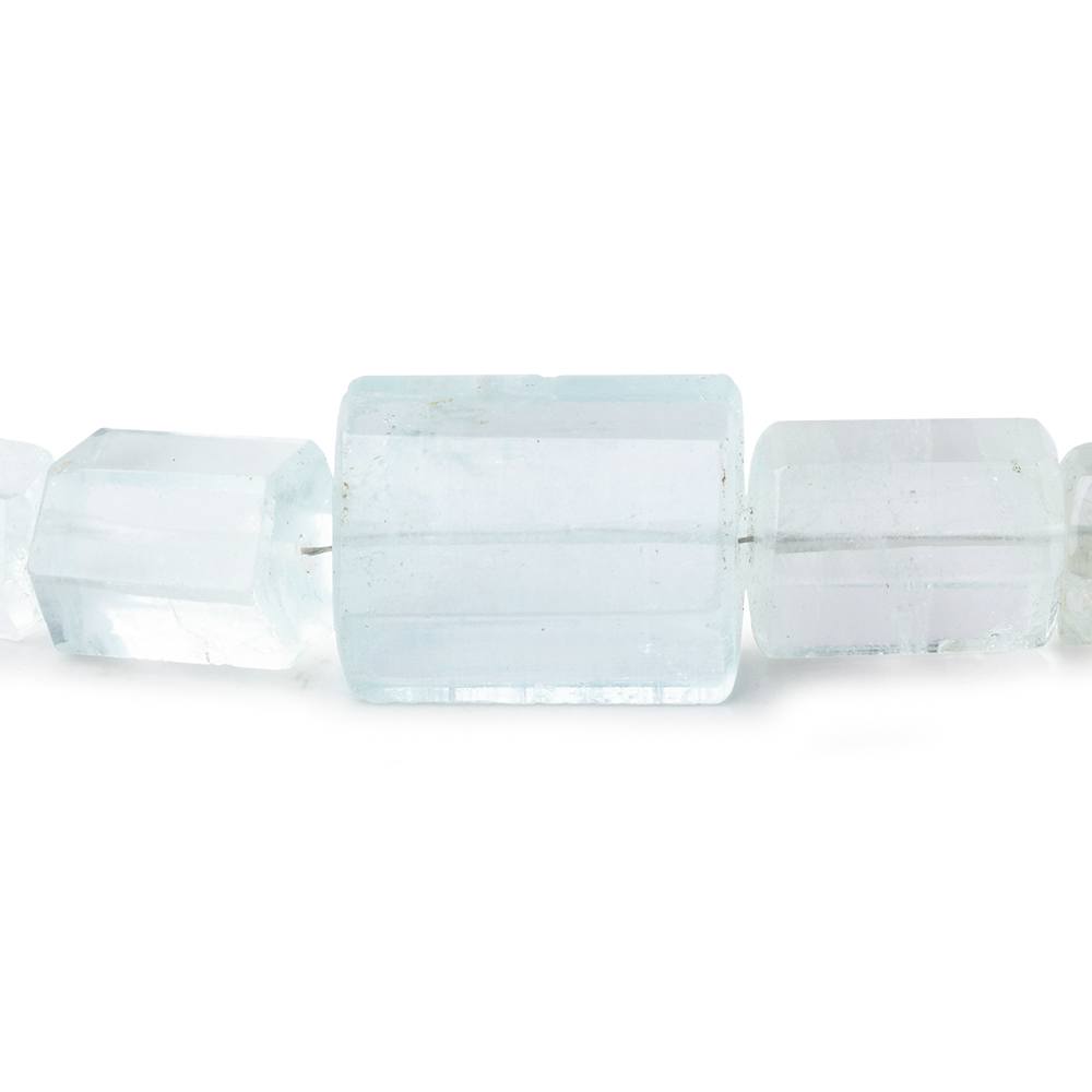 8-21mm Aquamarine Natural Straight Drilled Crystals 17 inch 35 beads (ONLINE ORDER ONLY)