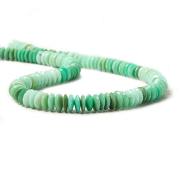 8-8.5mm Chrysoprase German Faceted Rondelle Beads 15 inch 135 pieces (ONLINE ORDER ONLY)